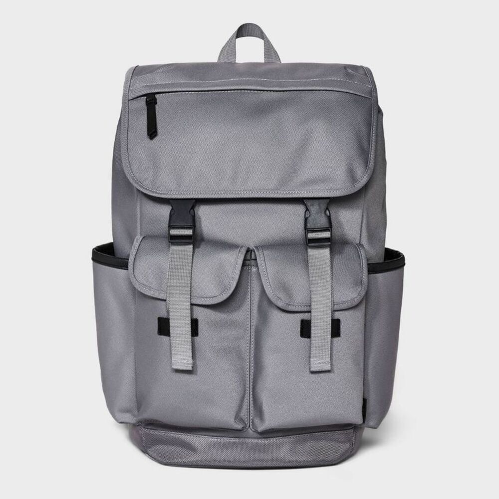 Goodfellow & Co - Men's 18.5" Backpack with Buckles - Goodfellow & C Gray